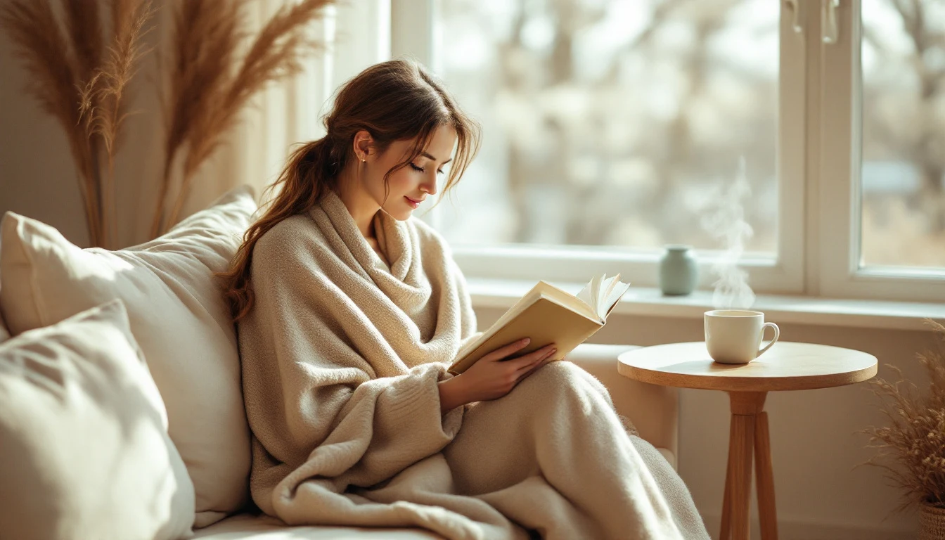 What to do instead of shopping: a cozy at-home evening with tea and a book instead of an online cart — The Cozy Budget